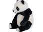 Panda en peluche assis de profil