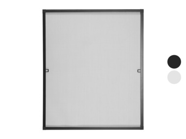 LIVARNO home Fenêtre moustiquaire en aluminium, 100 x 120 cm