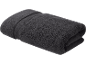 Serviette éponge gris foncé pliée