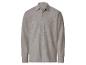 Chemise homme manches longues marron clair avec boutons.