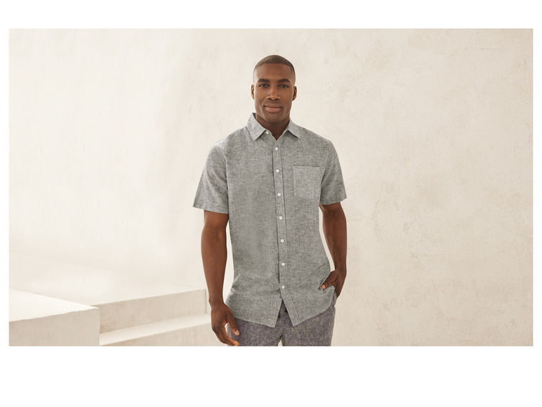 Aller en mode plein écran : LIVERGY® Chemise en lin homme - Image 6