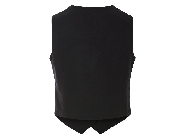 Gilet noir pour homme, vue arrière.