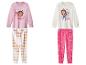 Deux ensembles de pyjamas Gabby's Dollhouse, un rose et un blanc.