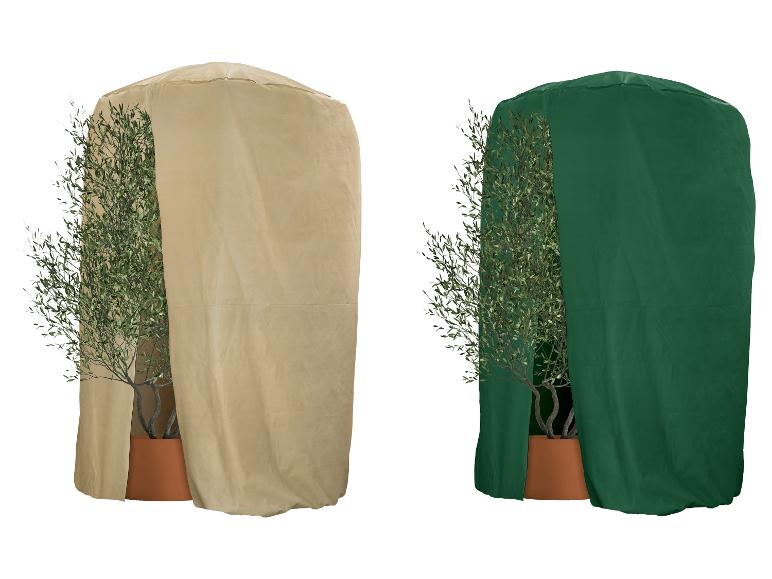 PARKSIDE Housse de protection pour plantes XXXL en beige et vert.