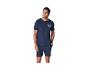 Pyjama homme Stitch Disney : t-shirt et short bleu marine.