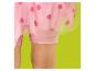 Short et jupe en tulle rose à imprimé fraise pour enfant.