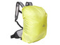 Housse de pluie jaune pour sac à dos Crivit.
