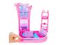 Coffret de jeu Barbie avec tapis à bagages d'aéroport et valises.