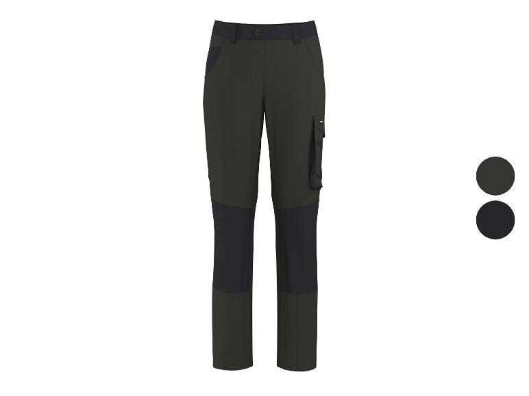 Pantalon de travail homme vert foncé avec empiècements noirs et une poche latérale