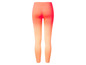 Leggings de sport ombrés dans les tons roses et oranges.