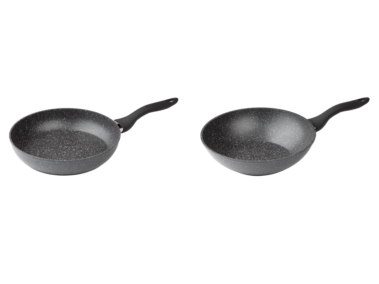 ERNESTO® Poêle / Wok en aluminium, aspect granit, Ø 28