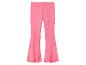 Pantalon évasé côtelé rose pour fille