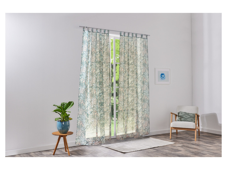 Aller en mode plein écran : LIVARNO home Lot de 2 rideaux, 135 x 254 cm - Image 7