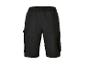 Shorts cargo noirs avec taille élastique.