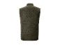Gilet polaire vert foncé pour homme, vue de dos