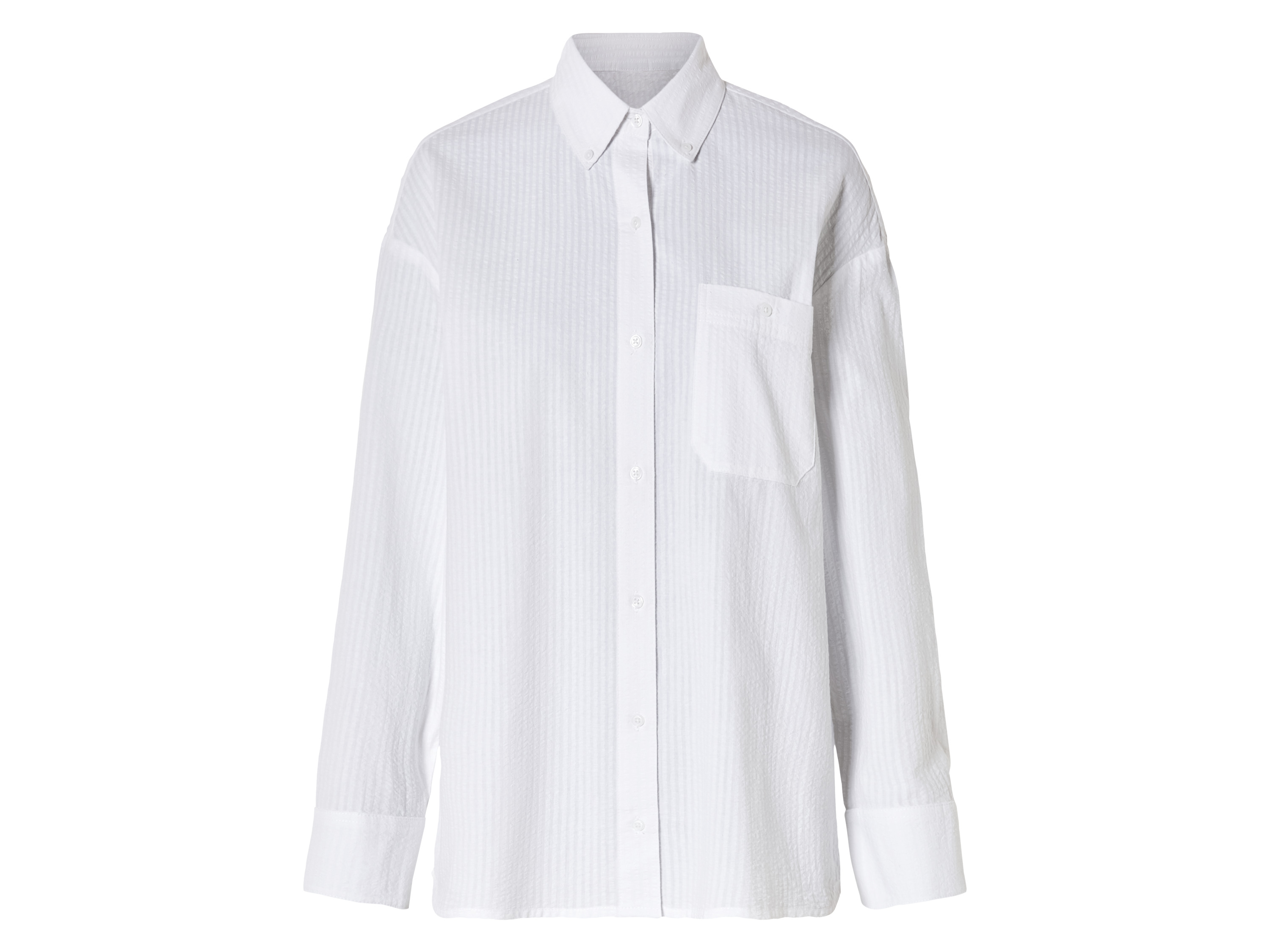 esmara® Chemise oversize femme (blanc rayé)