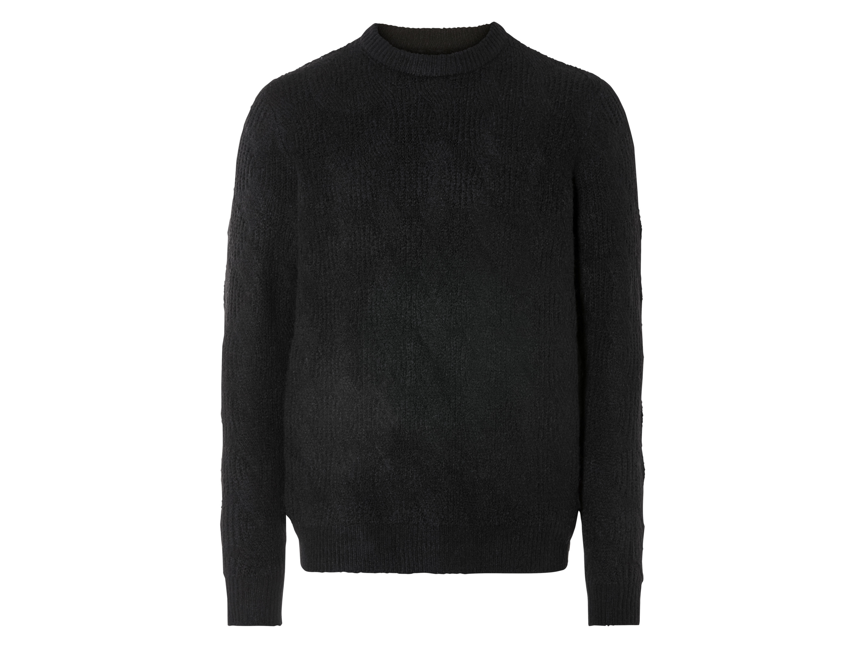 LIVERGY® Pull en grosse maille homme (noir, S)