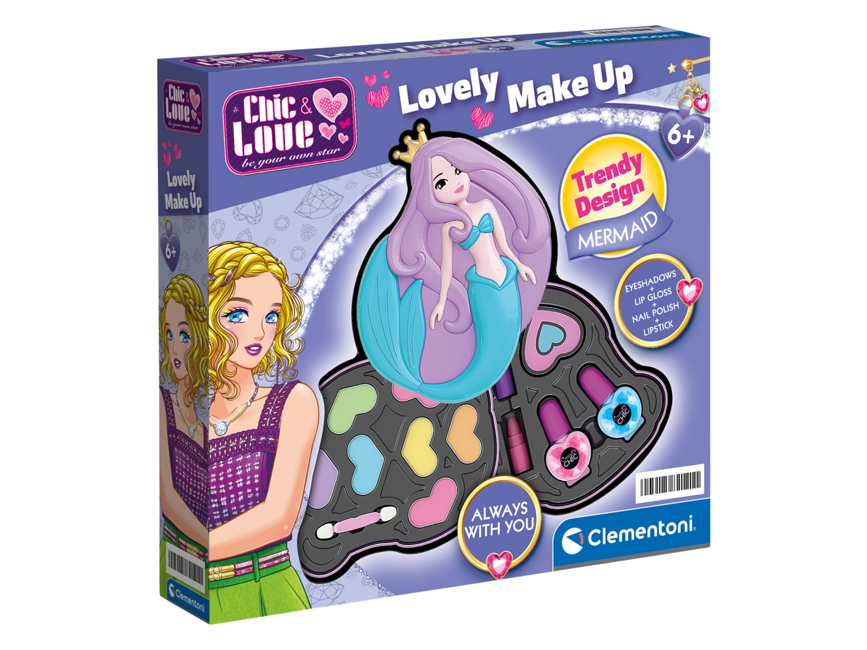 Clementoni Coffret maquillage enfant (Maquillage - Princesse)