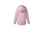 Veste à capuche rose pour enfant, vue de dos.