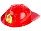 Un casque de pompier rouge avec 'Fire Chief' dessus