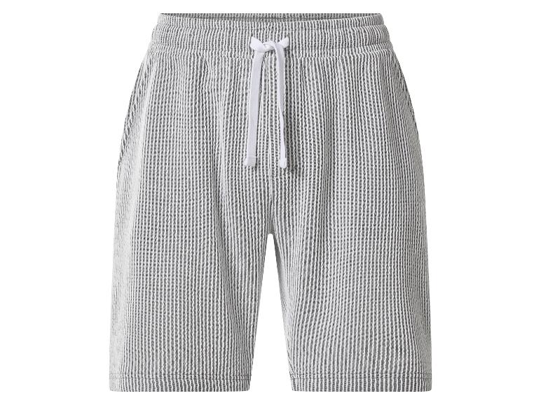 Short en seersucker homme