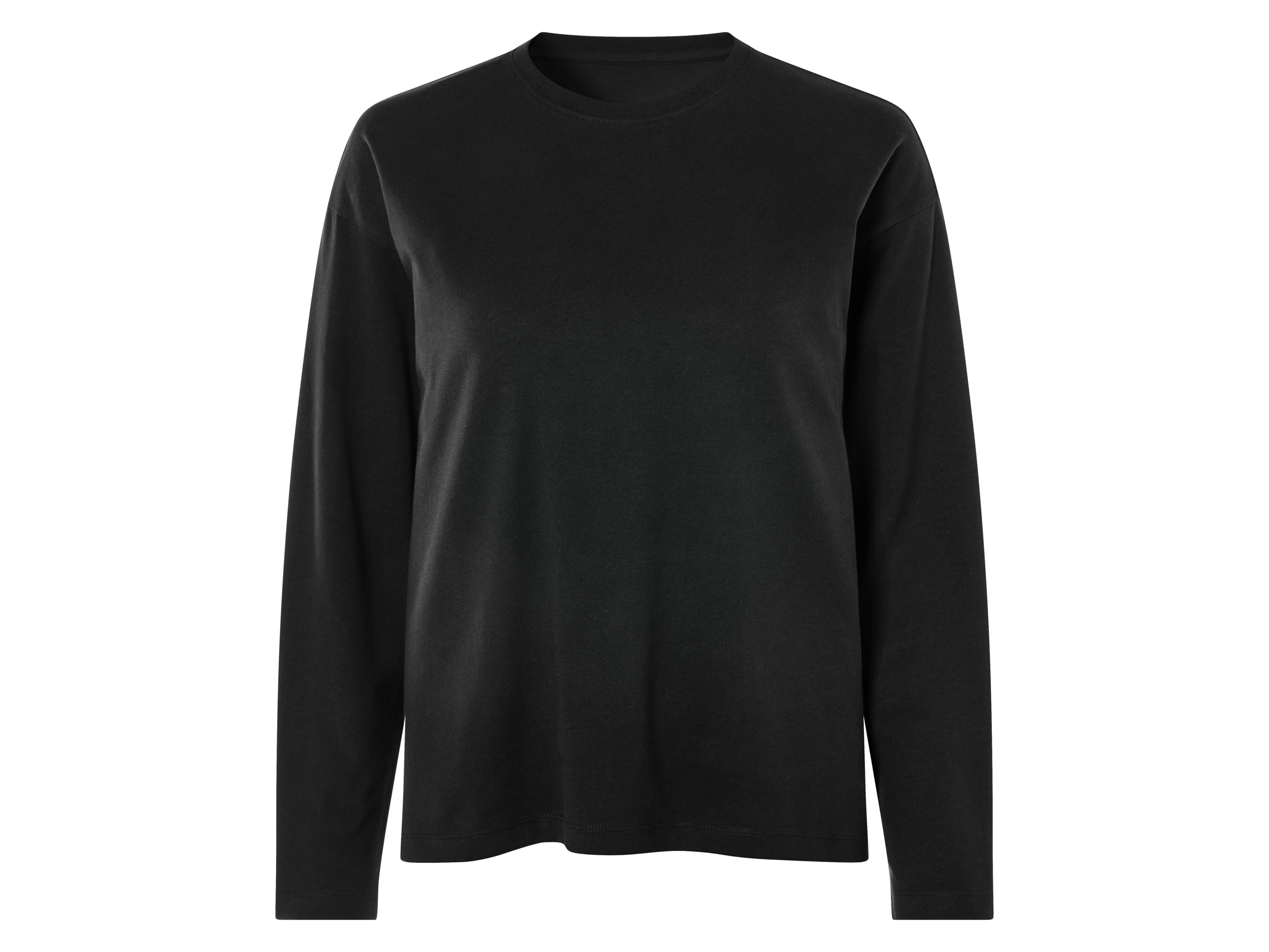 esmara® T-shirt manches longues femme (S (34/36), noir)