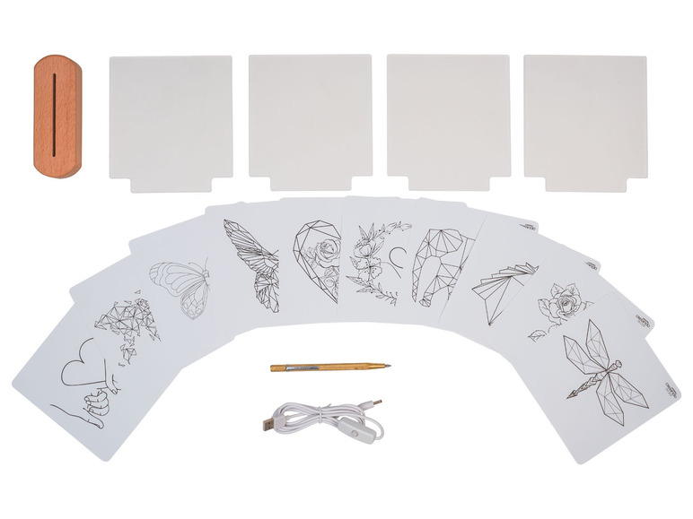 Aller en mode plein écran : crelando® Lampe à croquis décorative à LED - Image 1
