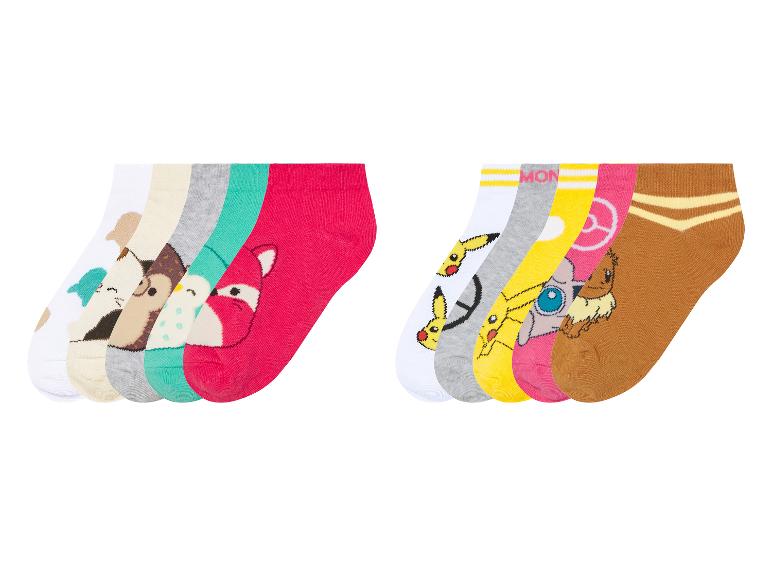 Lots de chaussettes Pokémon et animaux mignons.