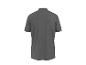 Polo gris foncé à manches courtes pour homme, vue de dos.