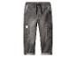 Pantalon cargo en jean gris pour enfant, style décontracté.