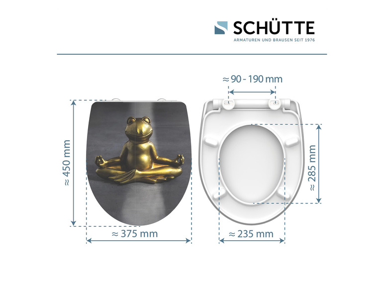 Aller en mode plein écran : Schütte Abattant WC High Gloss, avec fermeture en douceur - Image 34