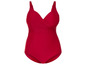 Un maillot de bain rouge une pièce.
