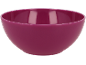 Bol en plastique magenta avec une finition brillante
