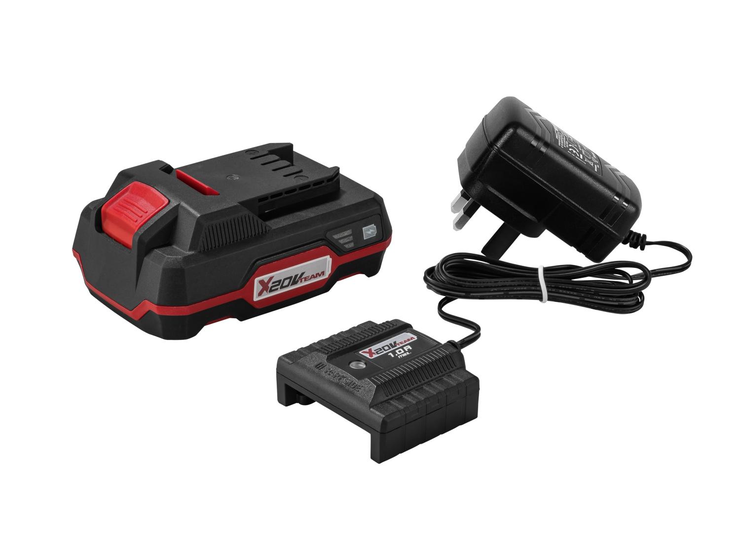 Visseuse à Chocs Sans Fil Parkside 20V – PDSSAP 20-LI D3, Set 2 Pièces
