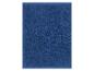 Serviette de bain bleue foncé, tissu éponge.