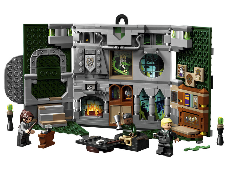 Aller en mode plein écran : LEGO® Harry Potter™ Le blason de la maison Serpentard - Image 2