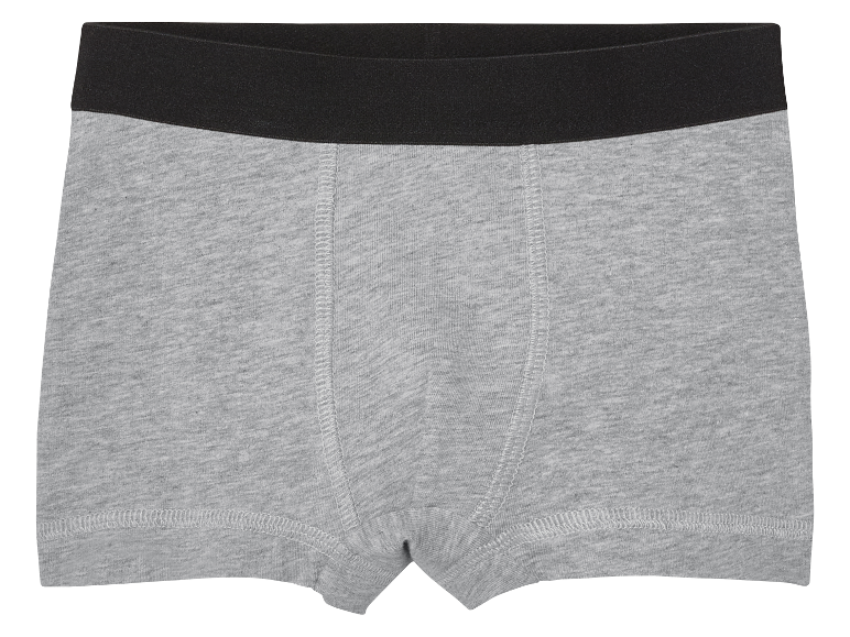 Boxers gris pour garçon avec ceinture noire.