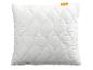 Oreiller blanc matelassé avec motif ondulé