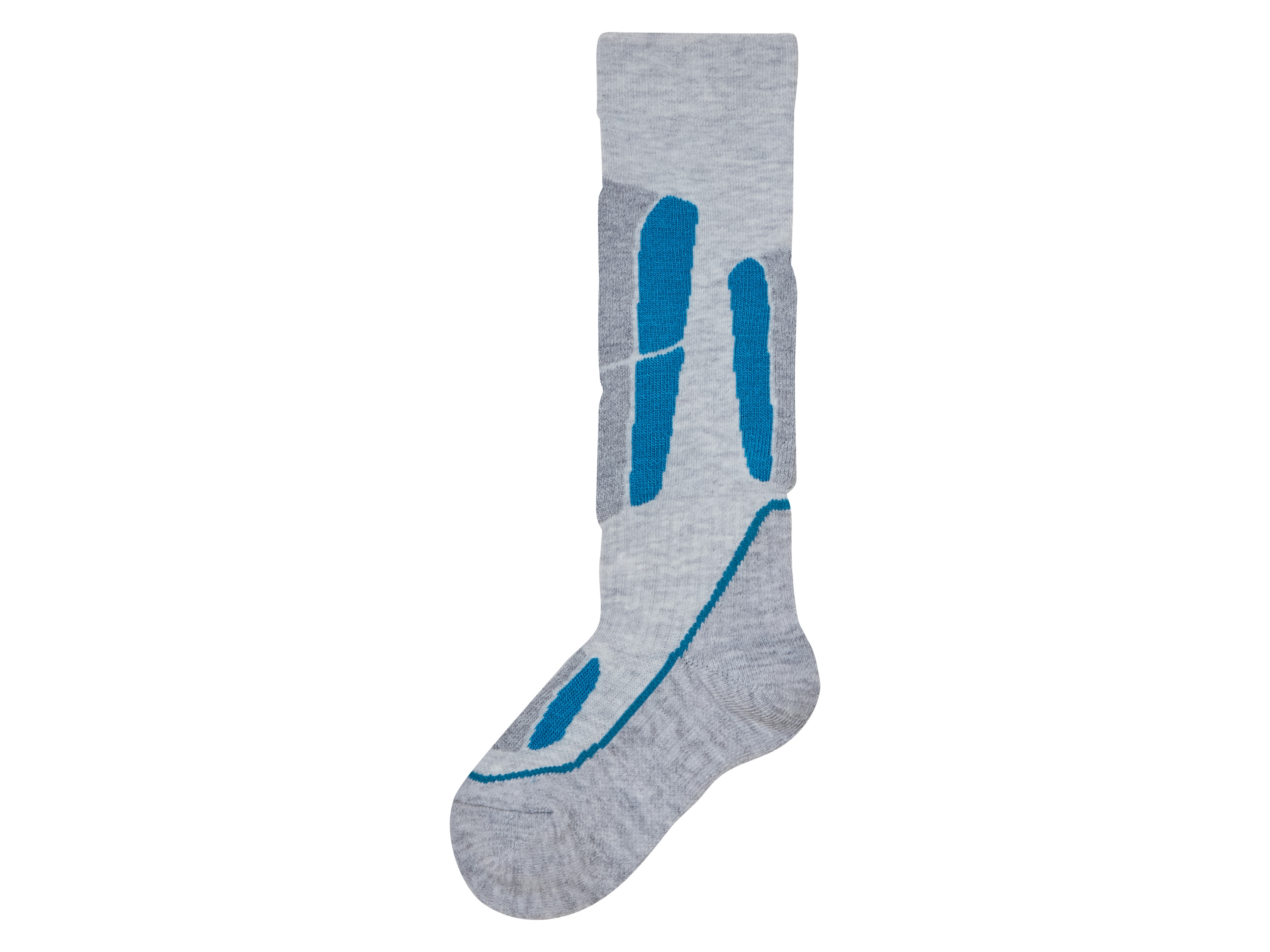 pepperts!® Chaussettes thermiques enfant (39-42, gris/bleu)
