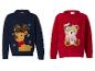 Pulls en tricot pour enfants LUPILU avec motifs de renne et d'ours.