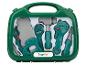 Ensemble d'outils jouets Lupilu vert avec marteau, clés et scie.