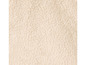 Tissu polaire doux et crème.