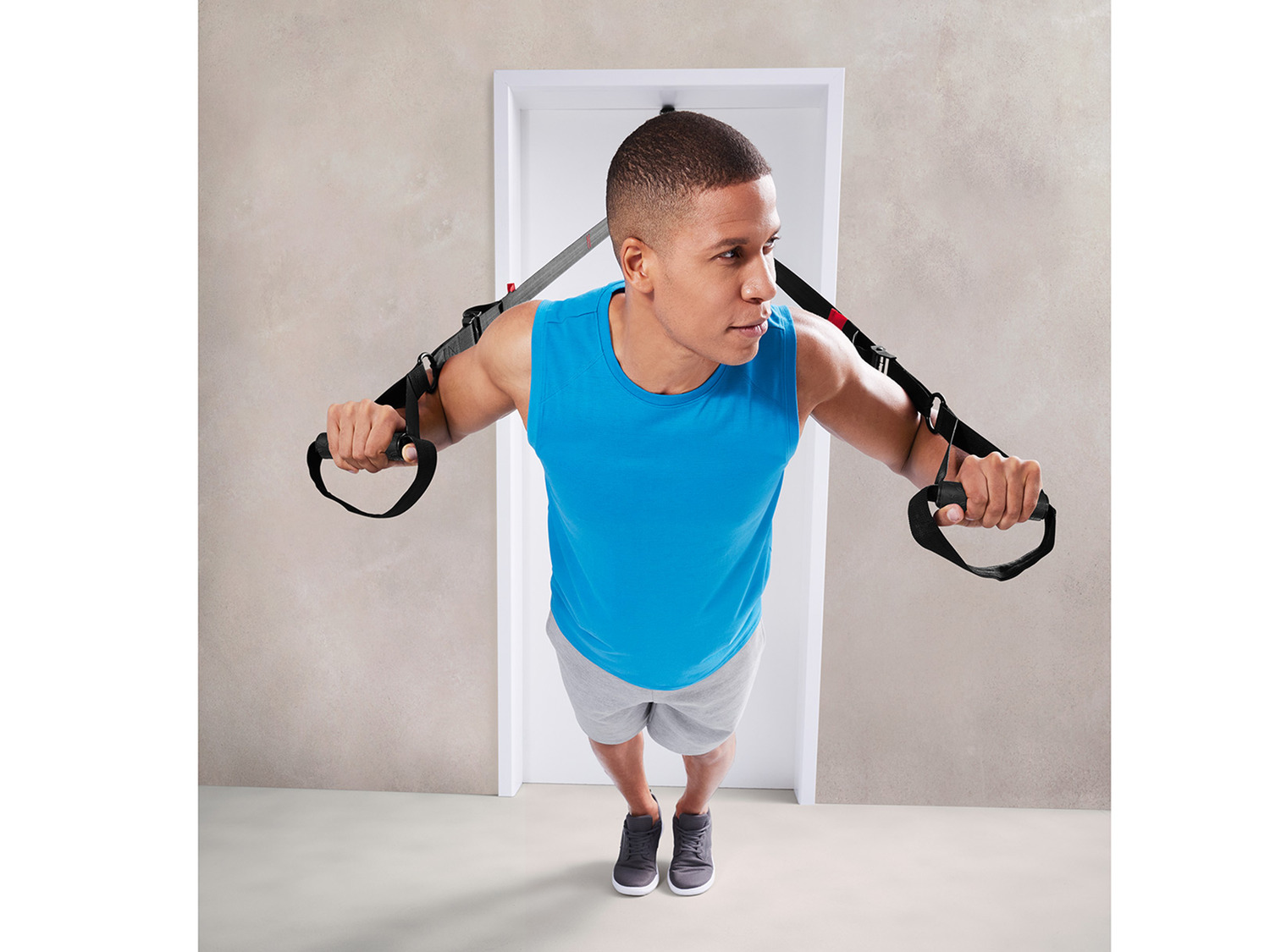 Poignées De Traction Sangle Fitness - Accessoires Musculation Maison Et Salle De Sport