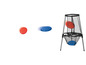 Deux frisbees et un panier Play-Live pour frisbee.
