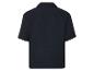 Chemise à manches courtes bleu marine, vue arrière.