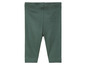 Leggings vert foncé pour bébés.