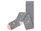 Collants gris à motifs d'étoiles.