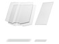Trois films de protection d'écran transparents pour smartphones