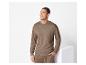 Sweat-shirt et pantalon de jogging marron clair pour homme.