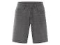Shorts en jean gris foncé.